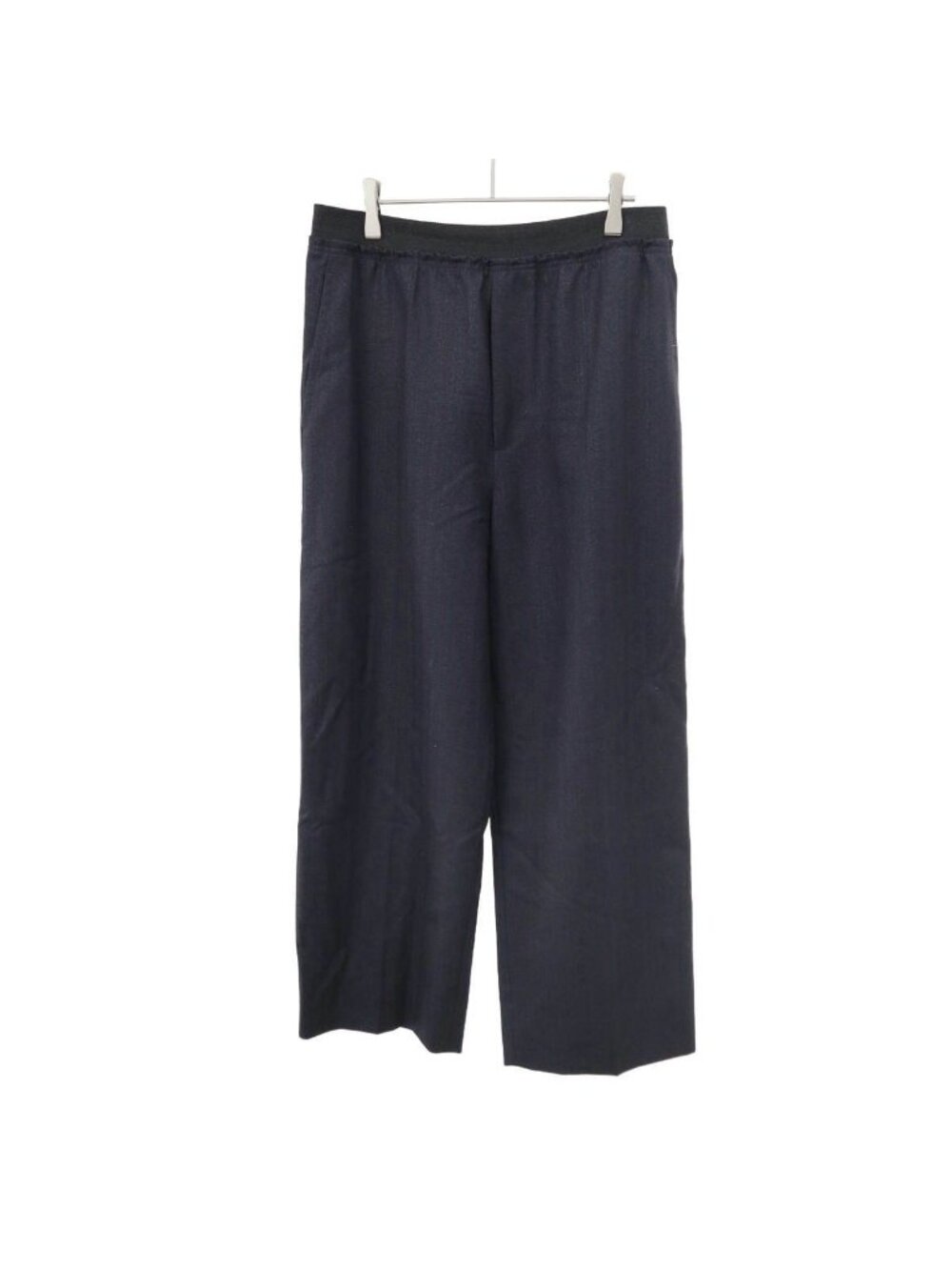 Bottega Veneta Striped Wool Trousers Pants Navy